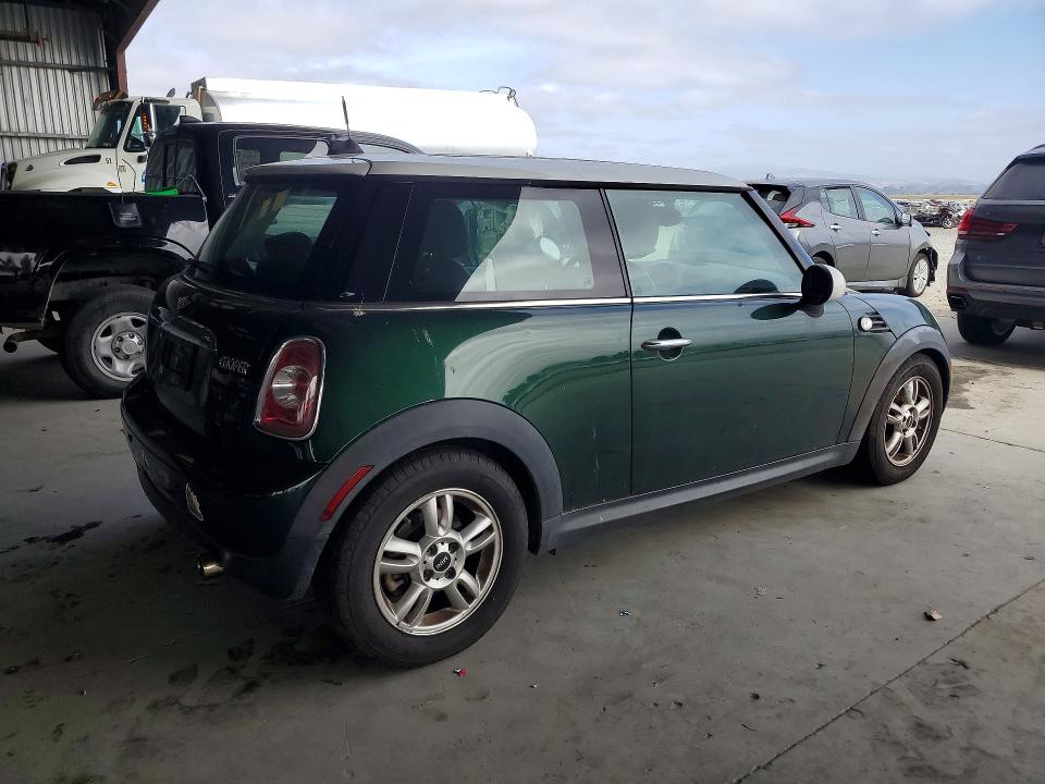 2012 Mini Cooper VIN WMWSU3C53CT366945 COPART salvage auction — VANDALISM, CA - SALVAGE CERTIFICATE, sold $550 on 2026-08-13 (photo 3)