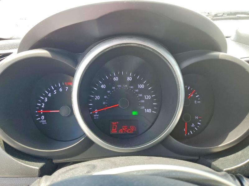 2013 Kia Soul VIN KNDJT2A6XD7567680 COPART salvage auction — FRONT END, Fl - Cert Of Title Slvg Rebuildable, sold $375 on 2026-07-17 (photo 9)