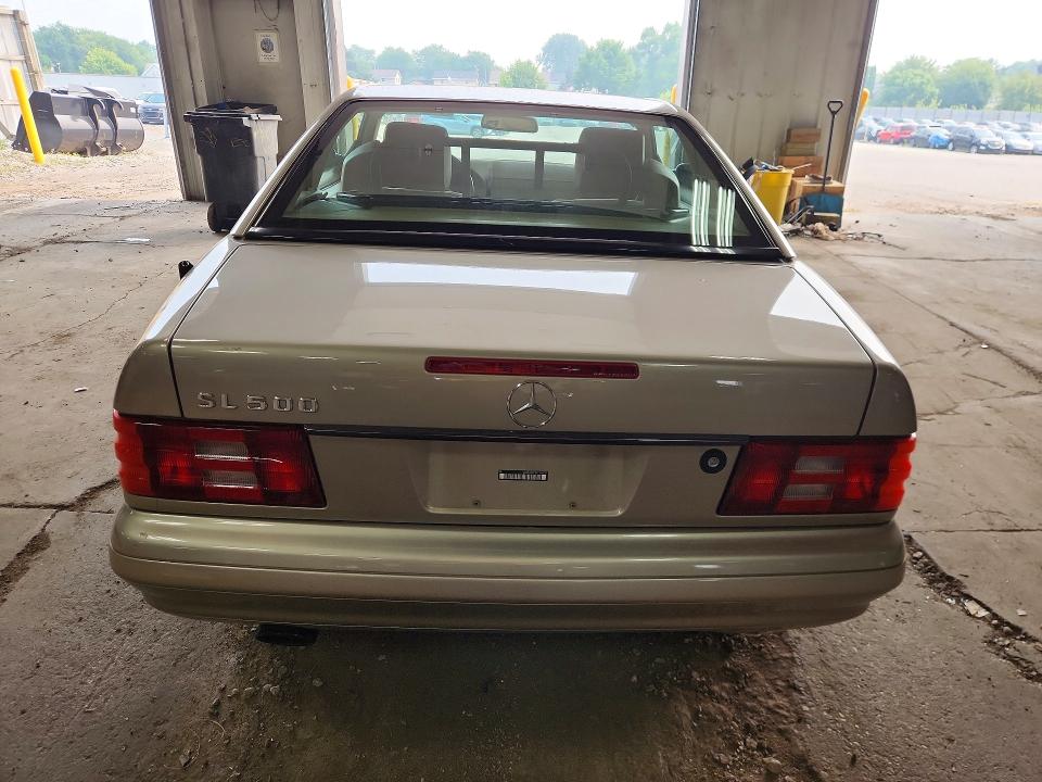 1999 Mercedes-benz Sl-class VIN WDBFA68F8XF186637 COPART salvage auction — FRONT END, WI - CERTIFICATE OF TITLE, sold $1,050 on 2026-07-27 (photo 6)
