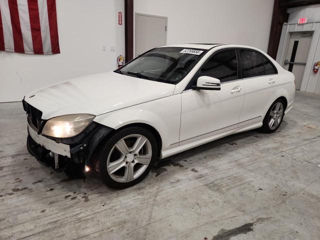 2011 Mercedes-benz C-klasse VIN WDDGF5EB8BA416806 COPART salvage auction — FRONT END, FL - CERT OF TITLE SLVG REBUILDABLE, sold $825 on 2026-07-31 (photo 1)