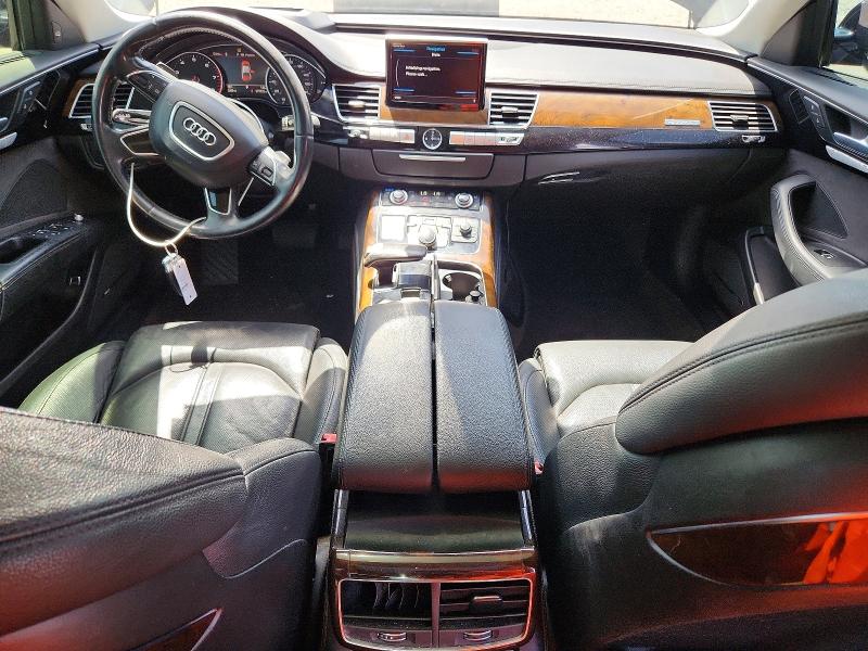 2016 Audi A8 VIN WAU34AFD7GN014621 COPART salvage auction — NORMAL WEAR, Fl - Certificate Of Title, sold $900 on 2026-07-29 (photo 8)