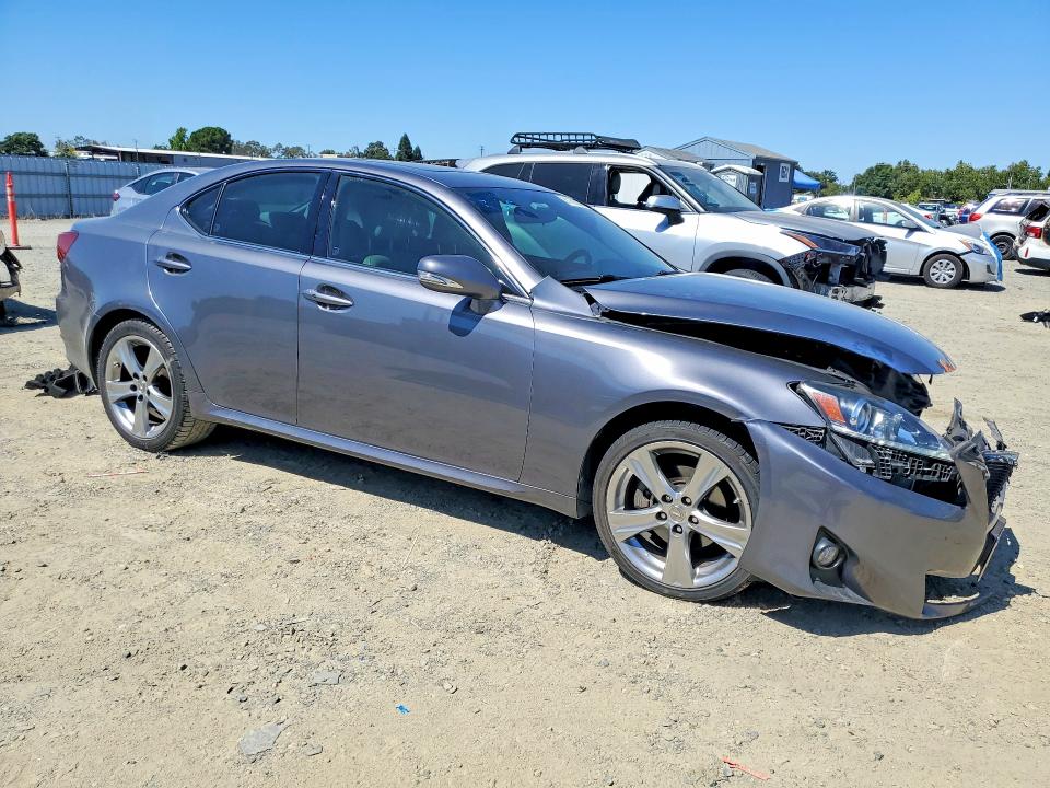 2013 Lexus Is 250 VIN JTHBF5C24D5189633 COPART salvage auction — FRONT END, CA - SALVAGE CERTIFICATE, sold $25 on 2026-07-30 (photo 4)
