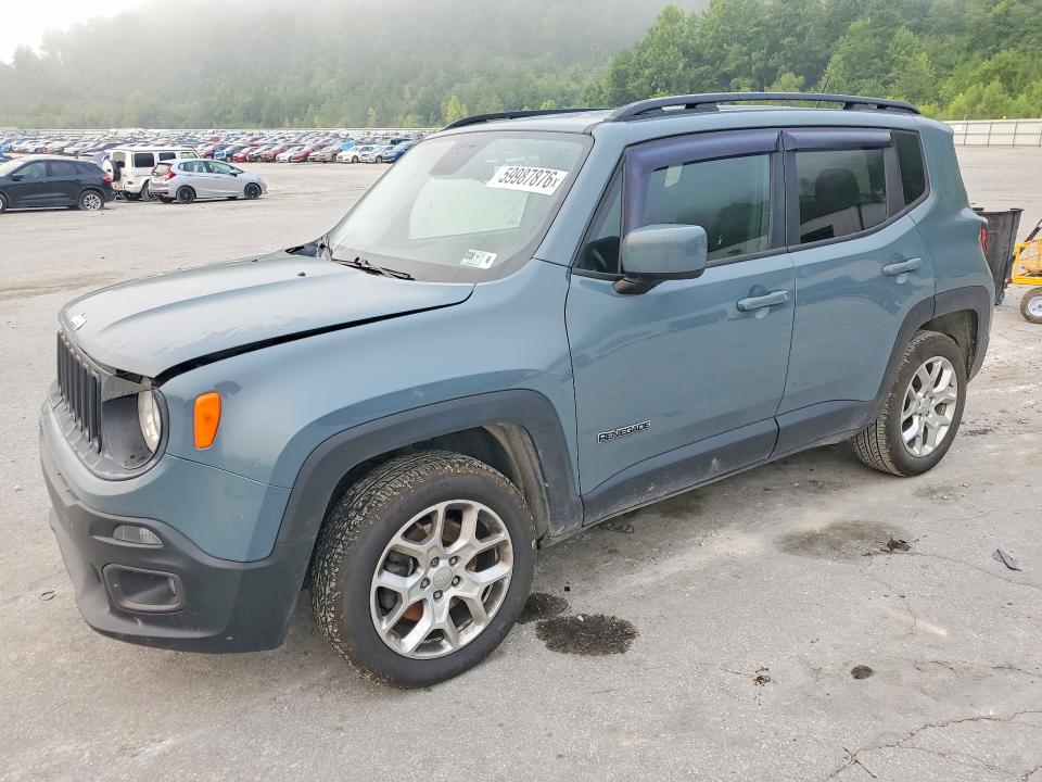 2017 Jeep Renegade VIN ZACCJBBB5HPG48007 COPART salvage auction — FRONT END, Wv - Salvage Certificate, sold $1,450 on 2026-08-13 (photo 1)