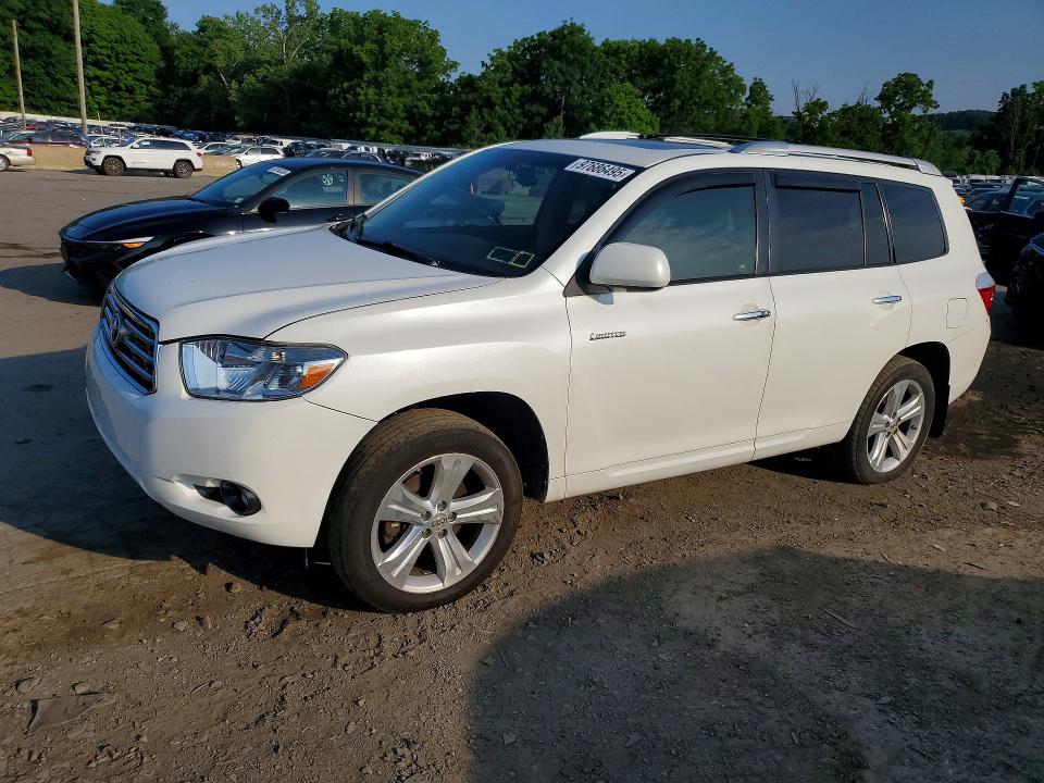 2009 Toyota Highlander VIN JTEES42A292149018 COPART salvage auction — FRONT END, Ny - Certificate Of Title, sold $2,550 on 2026-07-07 (photo 1)