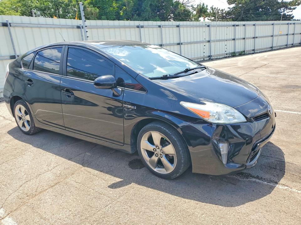 2013 Toyota Prius VIN JTDKN3DU6D5590139 COPART salvage auction — FRONT END, Oh - Cert Of Title-Salvage, sold $100 on 2026-07-29 (photo 4)