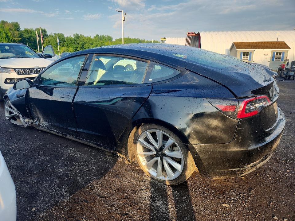 2022 Tesla Model 3 VIN 5YJ3E1EA3NF369272 COPART salvage auction — UNDERCARRIAGE, CT - CERT OF TITLE-SALVAGE, sold $2,950 on 2026-07-16 (photo 2)