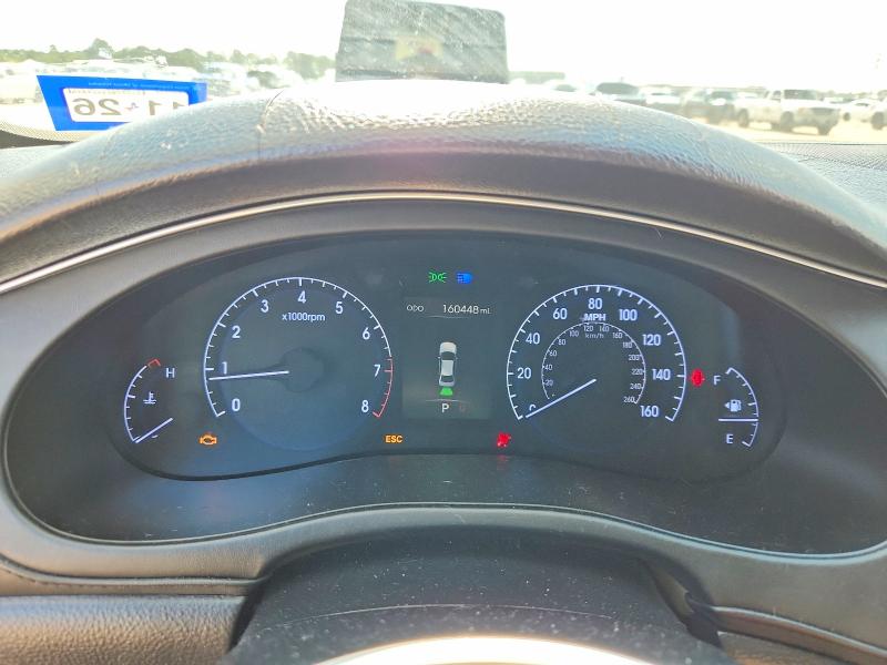 2013 Hyundai Genesis VIN KMHGC4DH0DU238034 COPART salvage auction — Burn Engine, TX - SALVAGE VEHICLE TITLE, sold $500 on 2026-07-24 (photo 9)