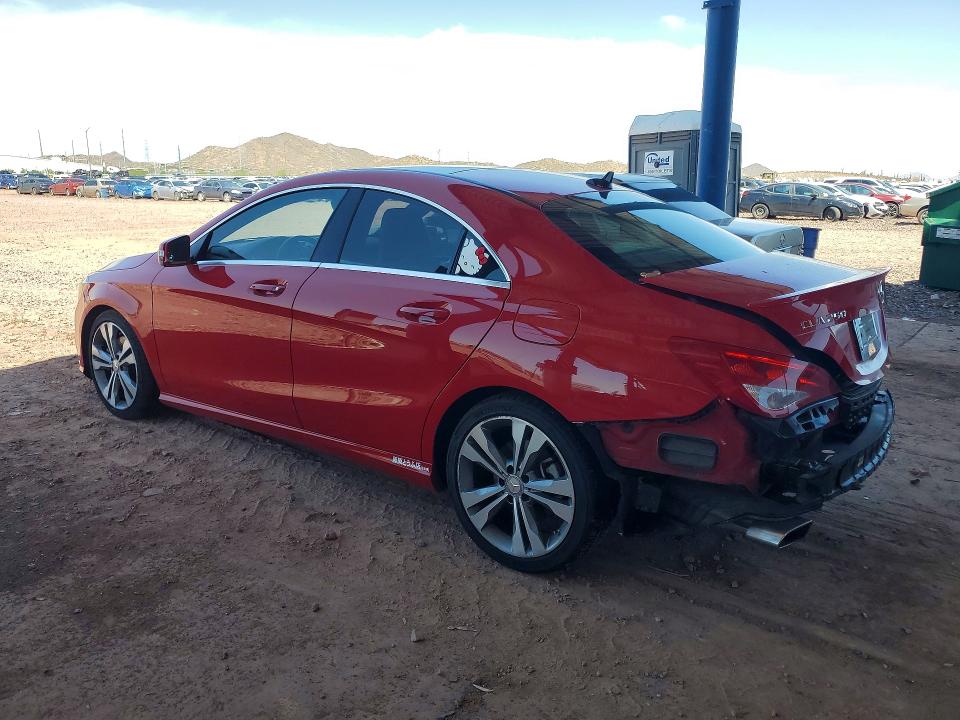 2014 Mercedes-benz Cla-klasse VIN WDDSJ4EB0EN053899 COPART salvage auction — REAR END, Az - Cert Of Title - Salvage, sold $2,700 on 2026-08-13 (photo 2)
