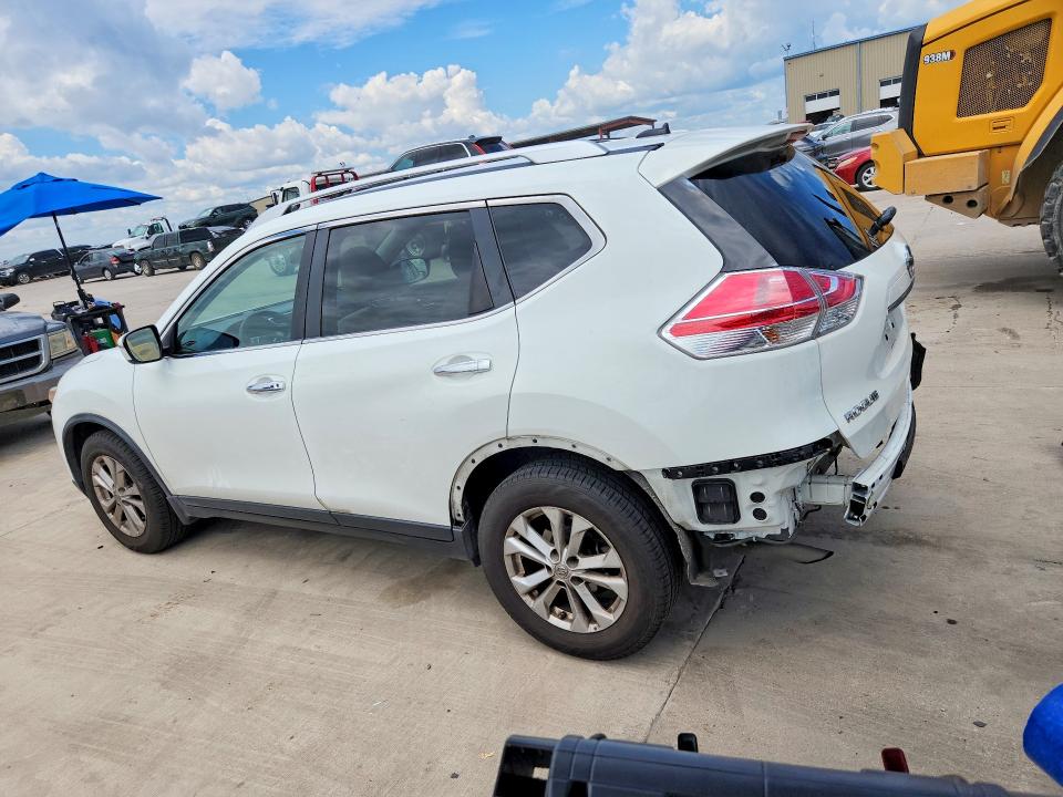 2016 Nissan Rogue VIN KNMAT2MTXGP634221 COPART salvage auction — REAR END, TX - SALVAGE VEHICLE TITLE, sold $1,650 on 2026-07-30 (photo 2)