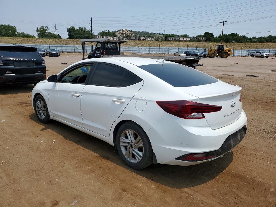 2020 Hyundai Elantra VIN 5NPD84LF1LH629369 COPART salvage auction — HAIL, Ca - Salvage Certificate, sold $275 on 2026-07-22 (photo 2)