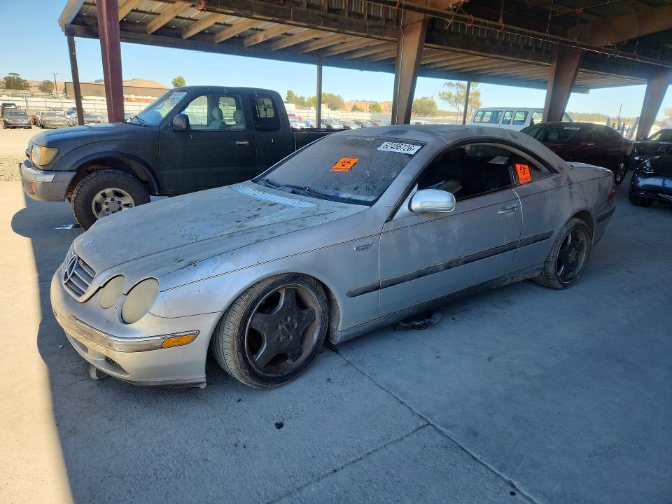 2000 Mercedes-benz Cl-class VIN WDBPJ75J7YA002337 COPART salvage auction — FRONT END, Ca - Dis/Dlr/Exp Only Clean Title, sold $150 on 2026-07-30 (photo 1)