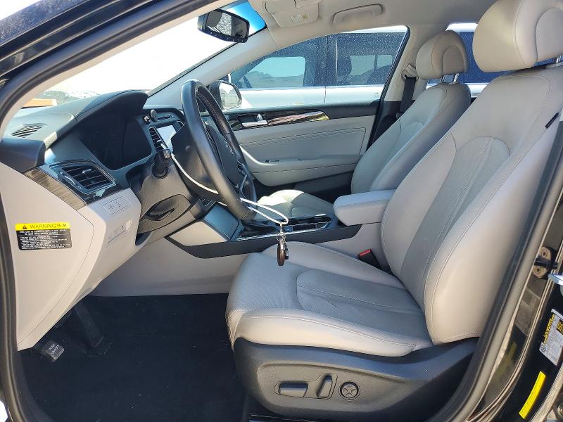 2017 Hyundai Sonata hybrid VIN KMHE34L31HA077214 COPART salvage auction — REAR END, NV - SALVAGE TITLE, sold $3,650 on 2026-07-22 (photo 7)