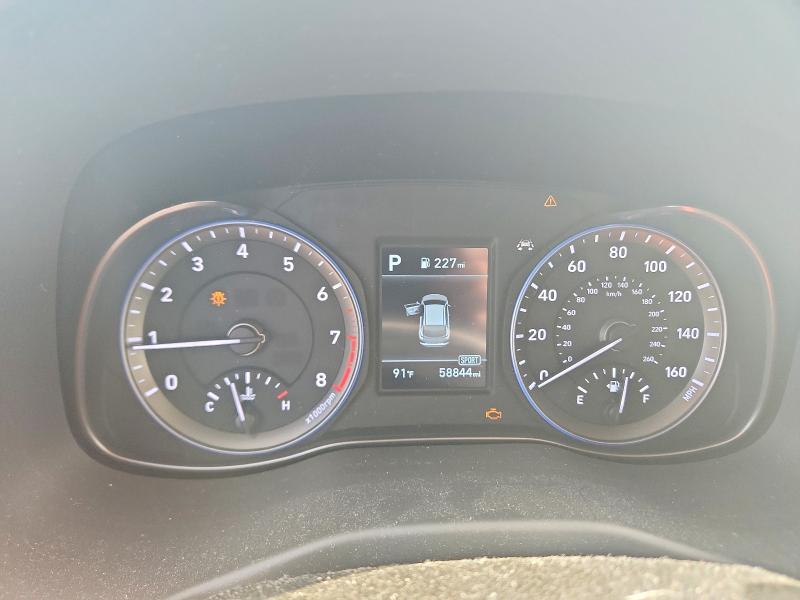 2020 Hyundai Kona VIN KM8K22AA9LU484460 COPART salvage auction — REAR END, Fl - Certificate Of Destruction, sold $550 on 2026-07-28 (photo 9)