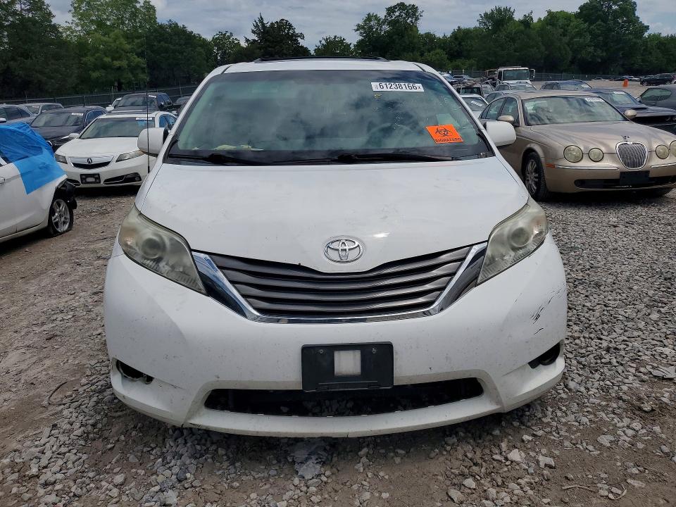 2012 Toyota Sienna VIN 5TDYK3DC8CS279248 COPART salvage auction — FRONT END, Va - Certificate Of Title (P), sold $3,550 on 2026-07-28 (photo 5)