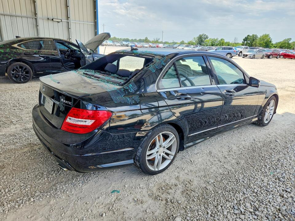 2014 Mercedes-benz C class VIN WDDGF8AB3ER312818 COPART salvage auction — HAIL, Mo - Certificate Of Title, sold $450 on 2026-07-21 (photo 3)