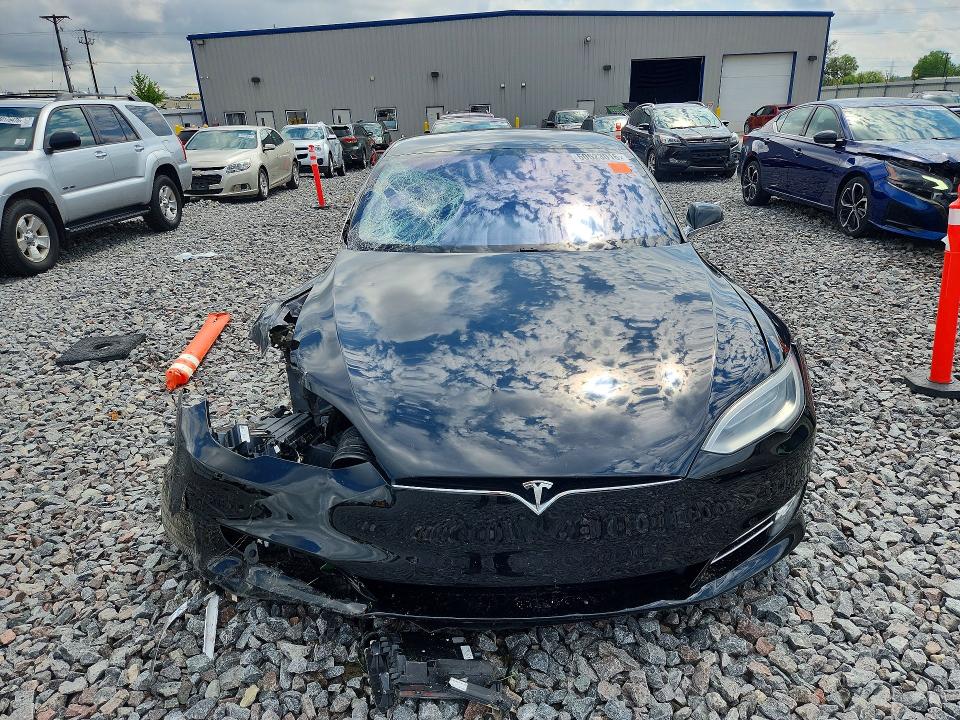 2018 Tesla Model s VIN 5YJSA1E28JF248831 COPART salvage auction — FRONT END, WI - JUNKED VEHICLE BILL OF SALE, sold $725 on 2026-07-27 (photo 5)