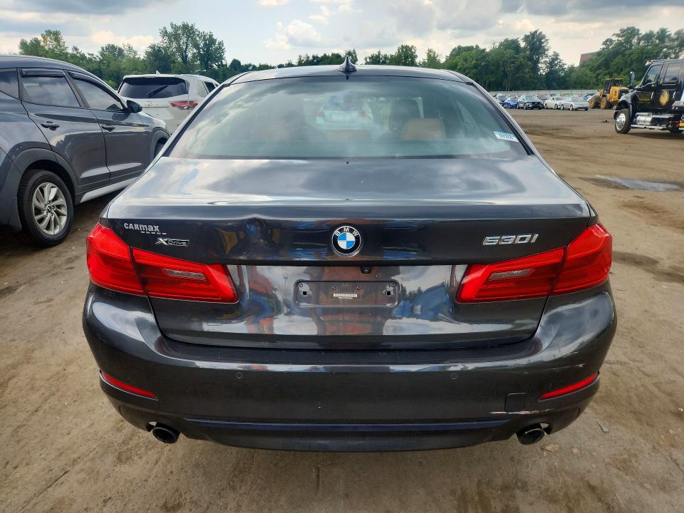 2018 BMW 5er VIN WBAJA7C56JG908556 COPART salvage auction — MECHANICAL, Ct - Cert Of Title-Salvage, sold $6,900 on 2026-08-04 (photo 6)