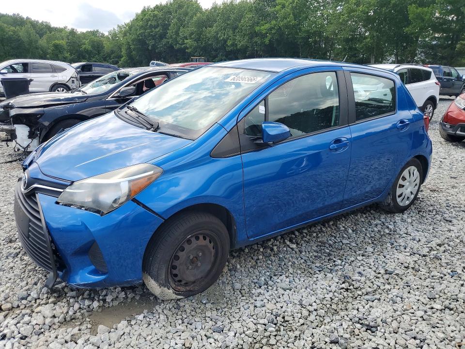 2016 Toyota Yaris VIN VNKKTUD32GA069229 COPART salvage auction — FRONT END, Ma - Cert Of Title-Reconstrctd Coll, sold $250 on 2026-07-29 (photo 1)