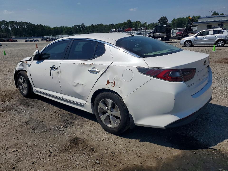 2015 Kia Optima hybrid VIN KNAGM4AD8F5077445 COPART salvage auction — FRONT END, NC - DEALER ONLY CLEAN TITLE, sold $250 on 2026-07-27 (photo 2)
