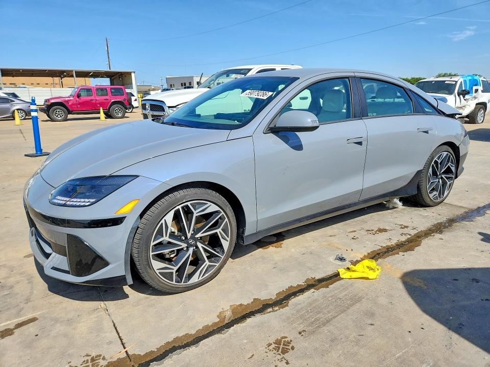 2024 Hyundai Ioniq 6 VIN KMHM34AC2RA060356 COPART salvage auction — REAR END, Tx - Salvage Vehicle Title, sold $8,200 on 2026-07-09 (photo 1)