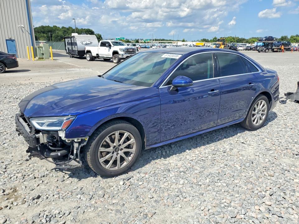 2022 Audi A4 VIN WAUABAF47NA007234 — COPART salvage auction photo
