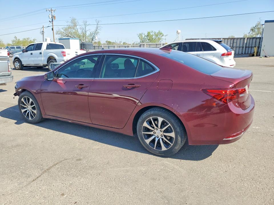 2016 Acura Tlx VIN 19UUB1F30GA007846 COPART salvage auction — FRONT END, Tx - Salvage Vehicle Title, sold $2,350 on 2026-07-31 (photo 2)