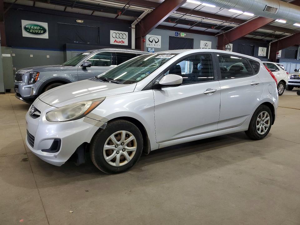 2012 Hyundai Accent VIN KMHCT5AE4CU033541 COPART salvage auction — FRONT END, CT - CERTIFICATE OF TITLE (P), sold $1,700 on 2026-07-30 (photo 1)