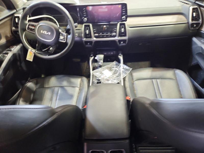 2023 Kia Sorento VIN 5XYRHDLF7PG163854 COPART salvage auction — WATER/FLOOD, LA - CERT OF TITLE-SALVAGE FLOOD, sold $7,400 on 2026-08-21 (photo 8)