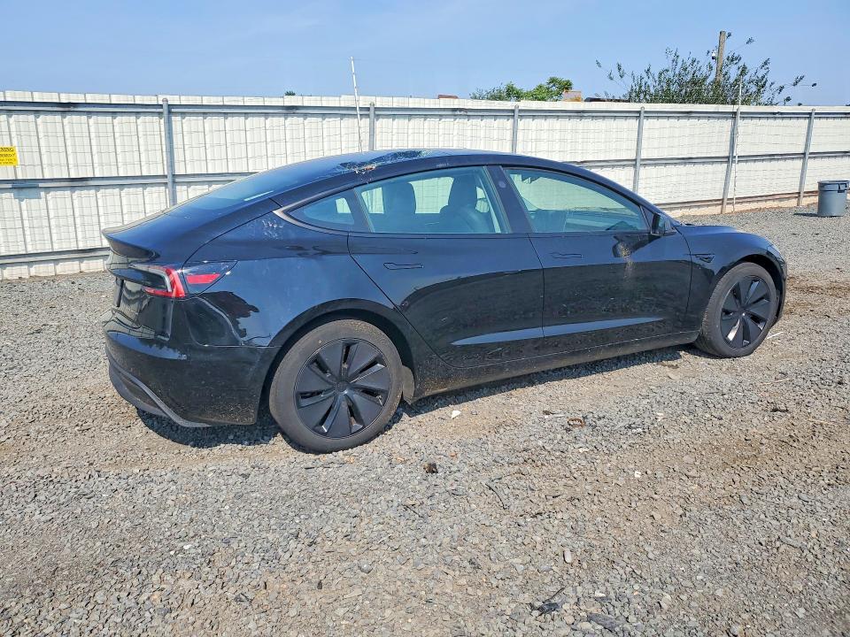 2024 Tesla Model 3 VIN 5YJ3E1EB8RF836779 COPART salvage auction — ROOF, Nj - Cert Of Title-Salvage, sold $15,475 on 2026-09-02 (photo 3)