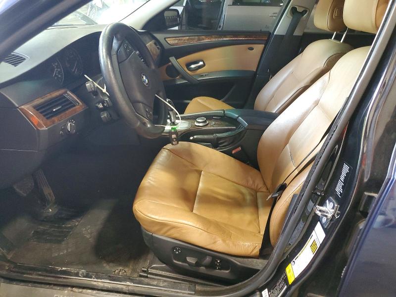2008 BMW 5 series VIN WBANV93558CZ67844 COPART salvage auction — FRONT END, NY - MV-907A SALVAGE CERTIFICATE, sold $450 on 2026-07-15 (photo 7)