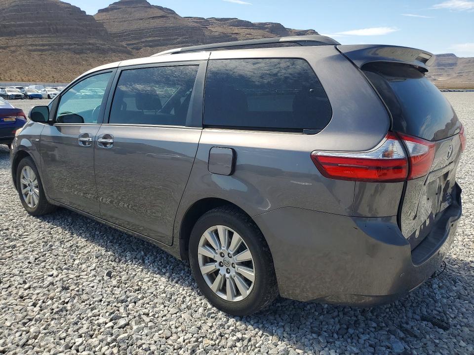 2017 Toyota Sienna VIN 5TDDZ3DC1HS146767 COPART salvage auction — REAR END, Ut - Salvage Certificate, sold $7,800 on 2026-08-19 (photo 2)