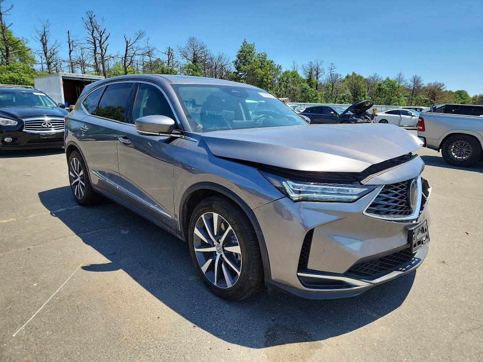 2025 Acura Mdx VIN 5J8YE1H40SL010354 COPART salvage auction — FRONT END, Salvage Title, sold $15,800 on 2026-08-21 (photo 4)