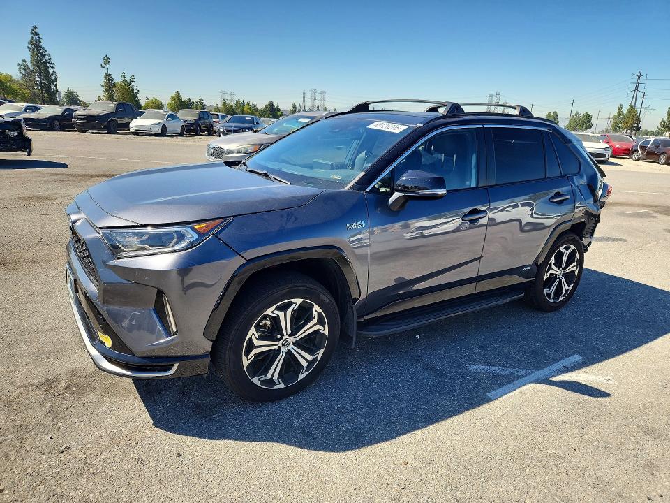 2021 Toyota Rav 4 VIN JTMEB3FV6MD074882 COPART salvage auction — REAR END, Ca - Salvage Certificate, sold $150 on 2026-07-21 (photo 1)