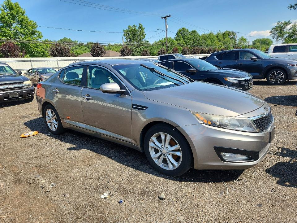 2013 Kia Optima VIN 5XXGN4A74DG210477 COPART salvage auction — FRONT END, Salvage Title, sold $575 on 2026-07-17 (photo 4)