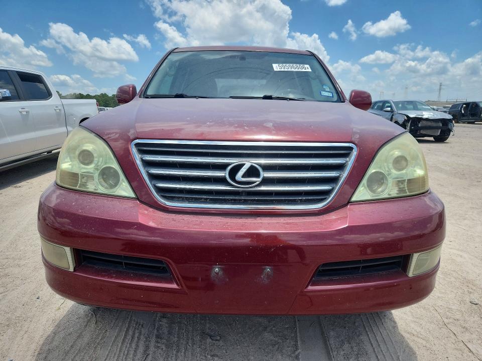2009 Lexus Gx 470 VIN JTJBT20X190176333 COPART salvage auction — SIDE, TX - SALVAGE VEHICLE TITLE (P), sold $4,300 on 2026-07-17 (photo 5)
