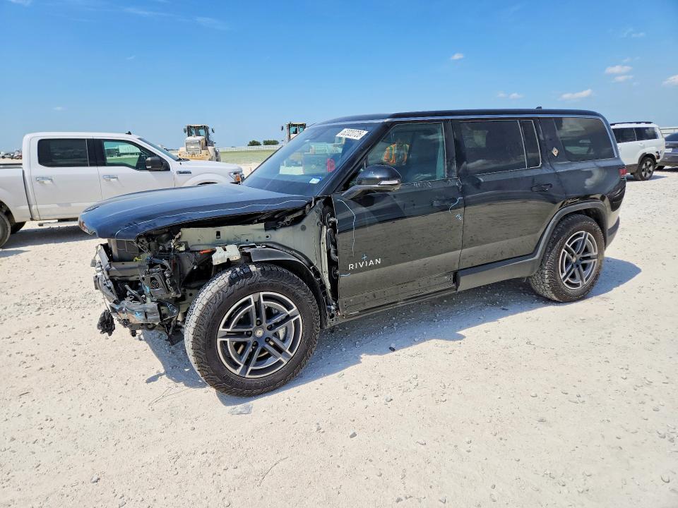 2025 Rivian R1s VIN 7PDSGBBA6SN045710 COPART salvage auction — FRONT END, Tx - Salvage Vehicle Title, sold $21,200 on 2026-08-27 (photo 1)
