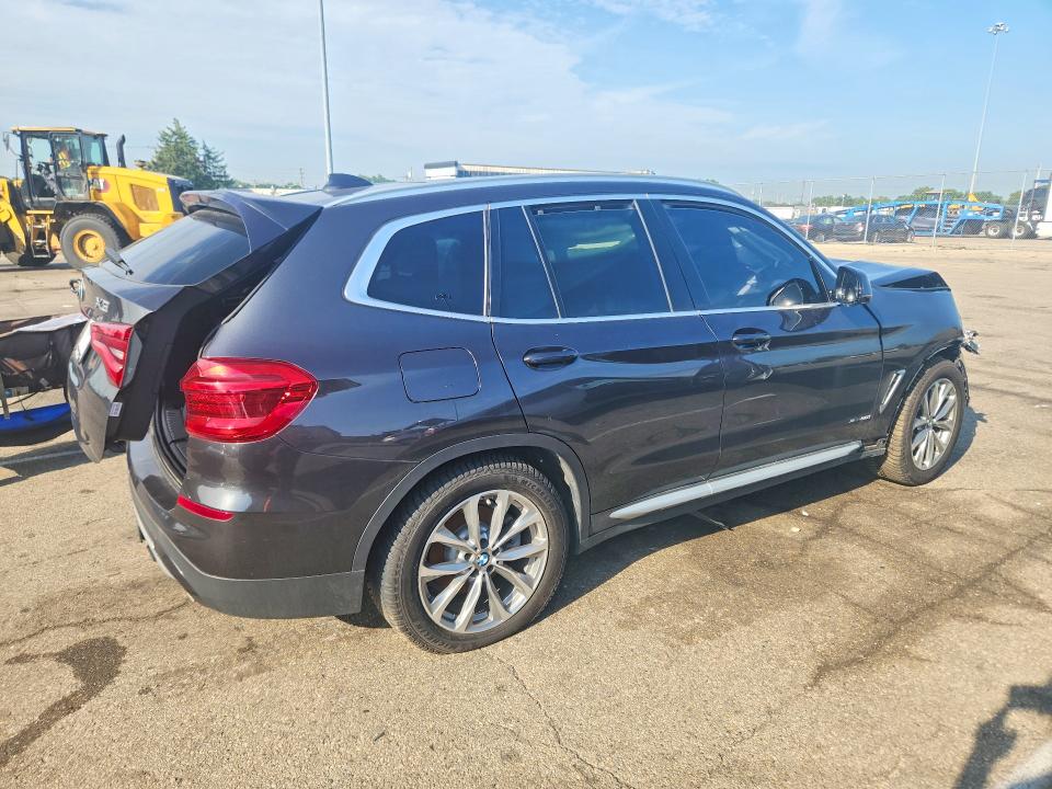 2018 BMW X3 VIN 5UXTR9C50JLC82558 COPART salvage auction — FRONT END, In - Certificate Of Title (P), sold $3,600 on 2026-07-29 (photo 3)