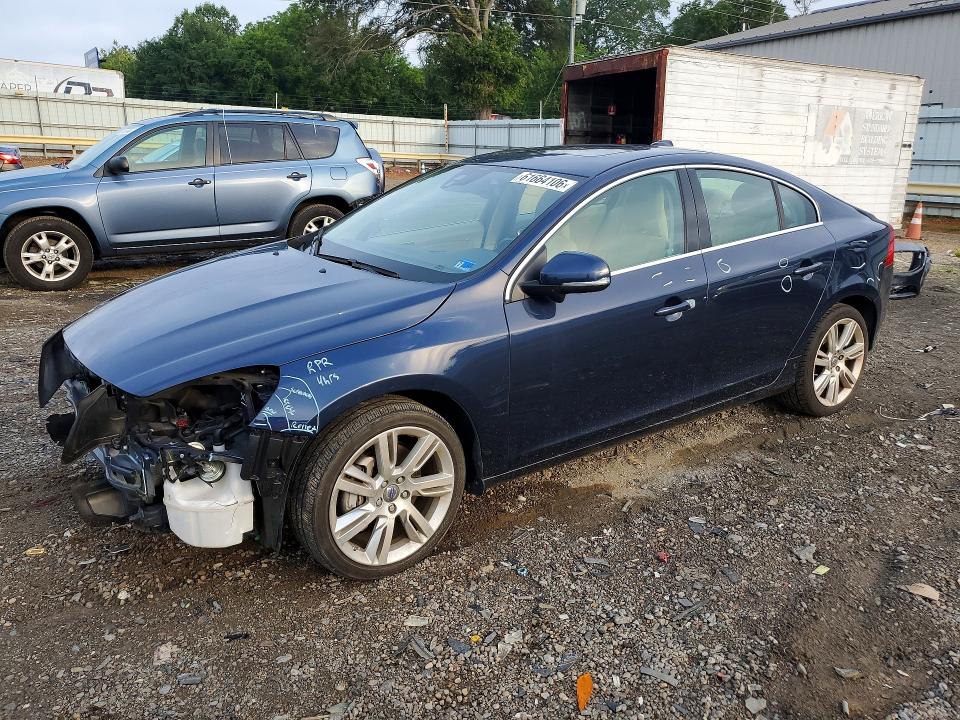 2013 Volvo S60 VIN YV1902FH8D2190473 COPART salvage auction — FRONT END, Va - Certificate Of Title, sold $4,050 on 2026-08-14 (photo 1)