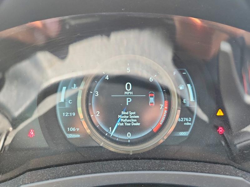 2018 Lexus Is VIN JTHC81D2XJ5030987 COPART salvage auction — REAR END, Tx - Salvage Vehicle Title, sold $5,400 on 2026-07-28 (photo 9)