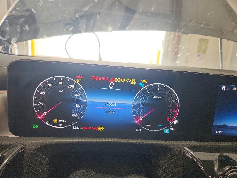 2025 Mercedes-benz Cla-class VIN W1K5J4HB4SN513084 COPART salvage auction — FRONT END, FL - CERT OF TITLE SLVG REBUILDABLE (P), sold $13,000 on 2026-07-27 (photo 9)