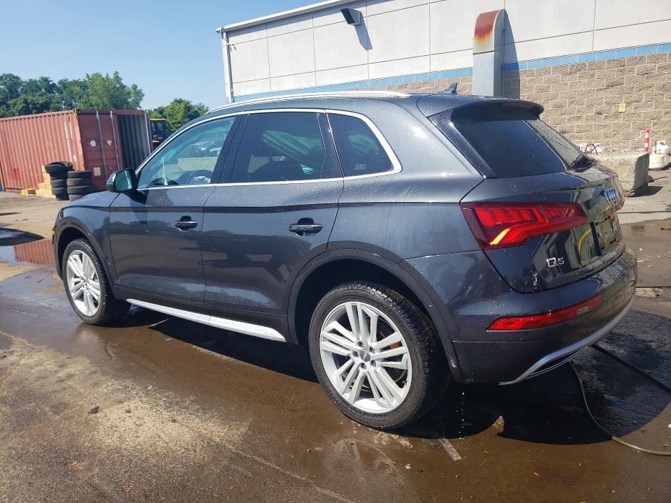 2018 Audi Q5 VIN WA1BNAFY0J2240131 COPART salvage auction — FRONT END, Ct - Cert Of Title-Salvage, sold $475 on 2026-07-28 (photo 2)