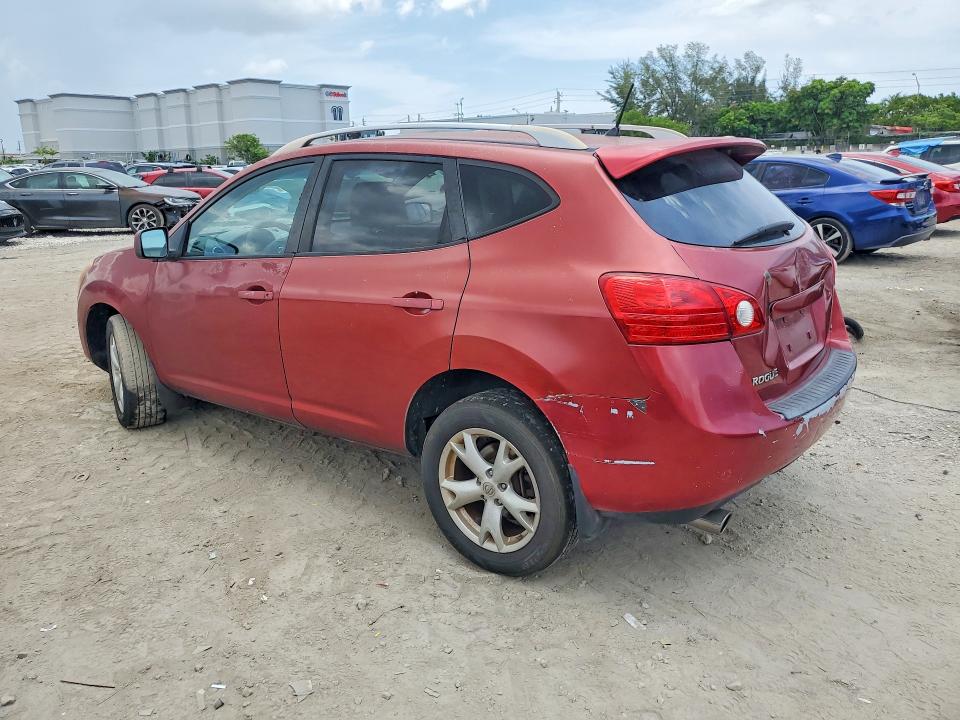 2008 Nissan Rogue VIN JN8AS58T68W013195 COPART salvage auction — MINOR DENT/SCRATCHES, Fl - Cert Of Ttl-Rebuilt&Slvg Rbld, sold $350 on 2026-07-10 (photo 2)
