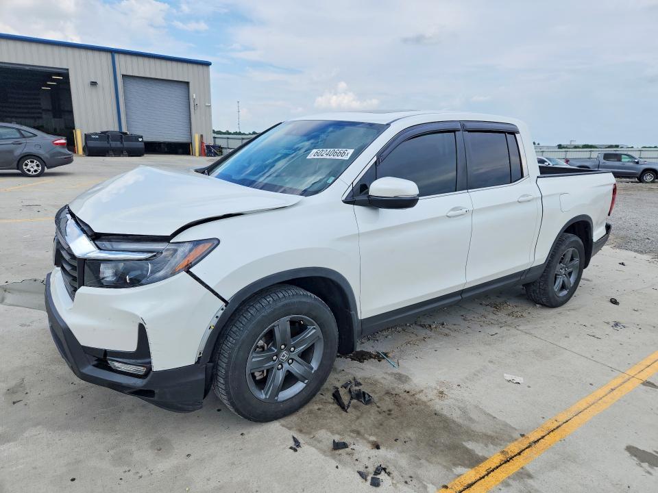 2022 Honda Ridgeline VIN 5FPYK3F5XNB032715 — COPART salvage auction photo