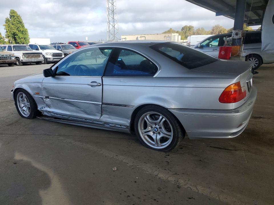 2001 BMW 3 series VIN WBABN53471JU37492 COPART salvage auction — SIDE, CA - SALVAGE CERTIFICATE, sold $25 on 2026-07-23 (photo 2)