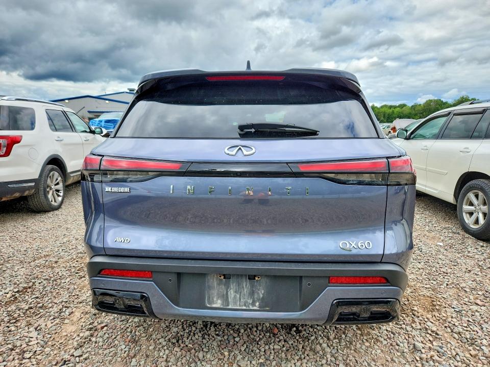 2023 Infiniti Qx60 VIN 5N1DL1FS0PC332001 COPART salvage auction — FRONT END, Ny - Mv-907A Salvage Certificate, sold $9,100 on 2026-08-19 (photo 6)