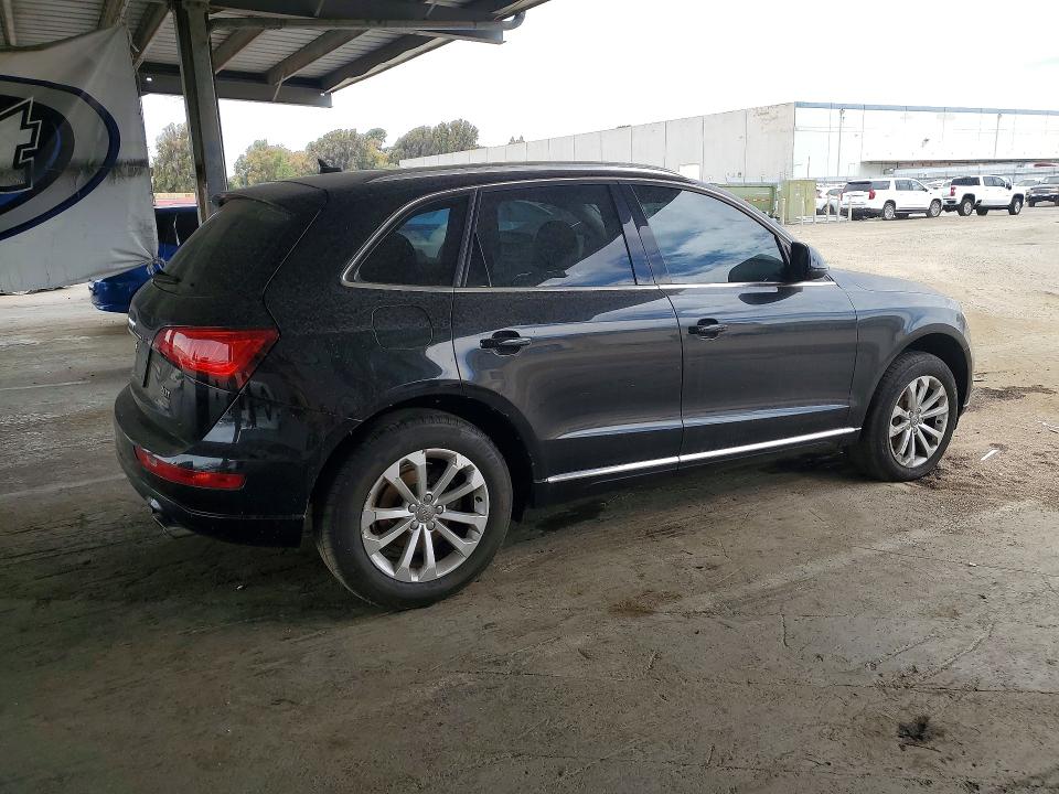 2013 Audi Q5 VIN WA1CFAFP6DA009222 COPART salvage auction — MECHANICAL, CA - DIS/DLR/EXP ONLY CLEAN TITLE (P), sold $1,000 on 2026-07-28 (photo 3)