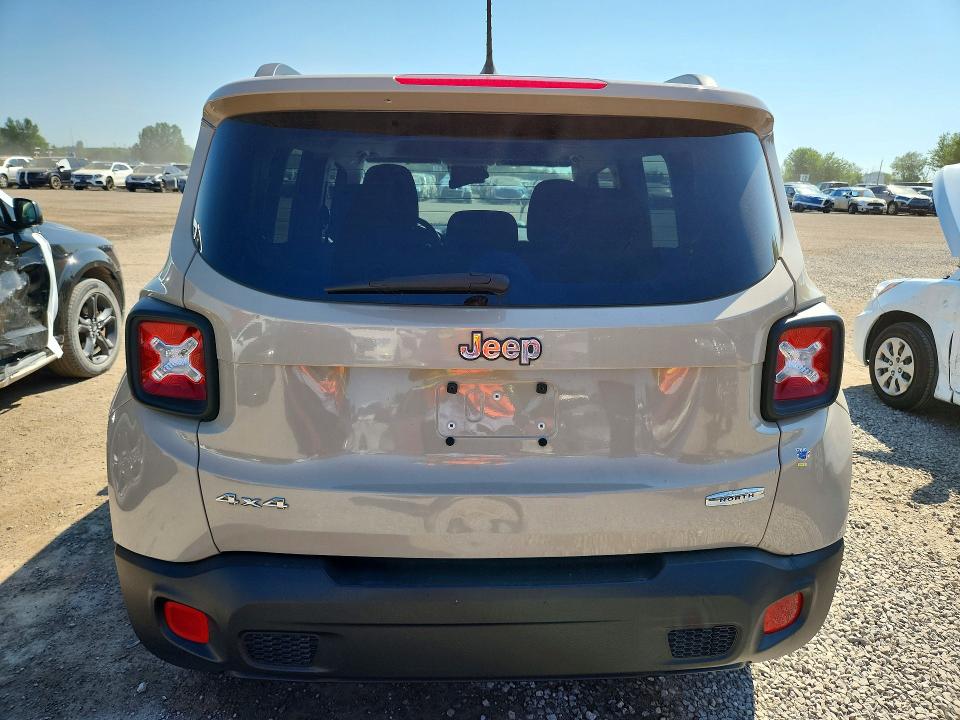 2016 Jeep Renegade VIN ZACCJBBT1GPC51966 COPART salvage auction — FRONT END, On - Permit Salvage, sold $625 on 2026-08-13 (photo 6)