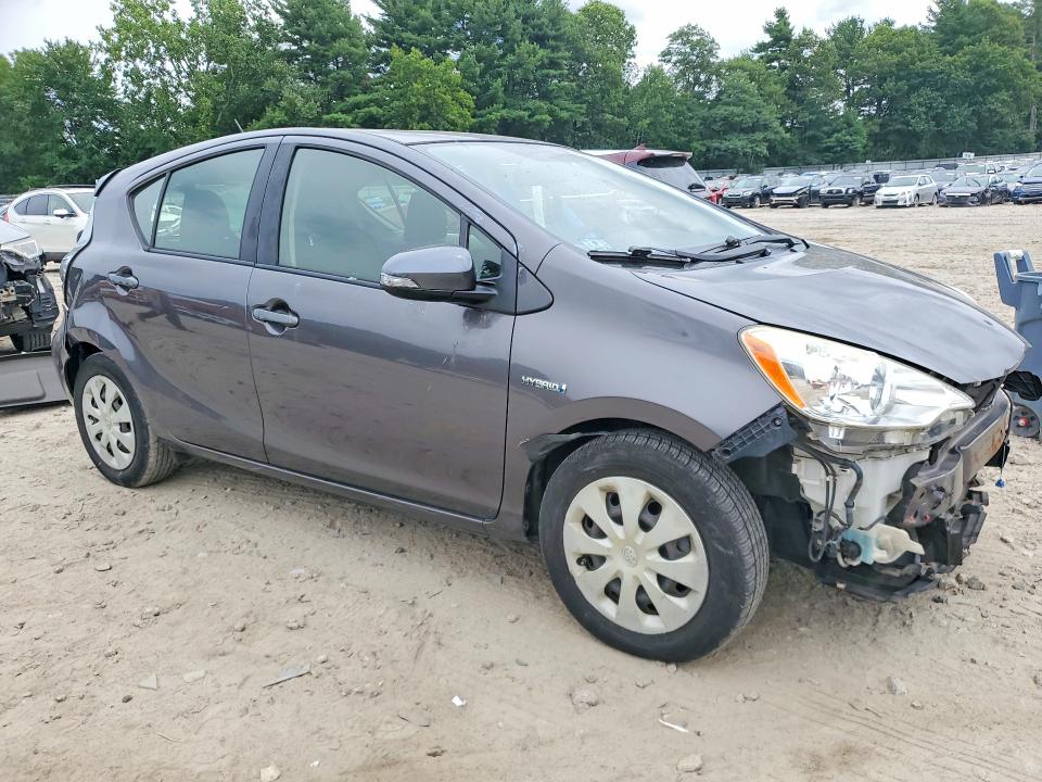 2014 Toyota Prius VIN JTDKDTB38E1071275 COPART salvage auction — FRONT END, Ma - Cert Of Title-Reconstrctd Coll, sold $775 on 2026-07-30 (photo 4)