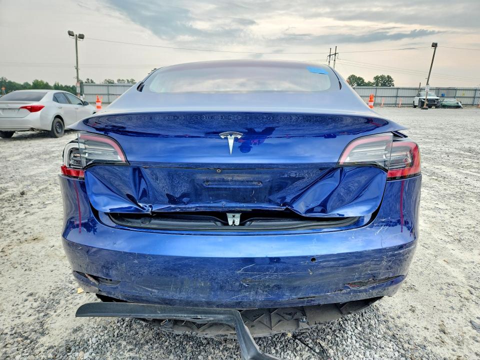 2019 Tesla Model 3 VIN 5YJ3E1EA0KF309140 COPART salvage auction — REAR END, Ga - Certificate Of Title (P), sold $7,900 on 2026-08-19 (photo 6)