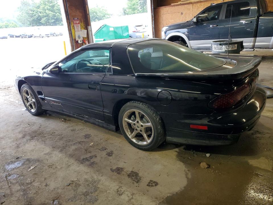 2002 Pontiac Firebird VIN 2G2FV22G022149287 COPART salvage auction — WATER/FLOOD, Pa - Cert Of Salvage-W=Flood Veh, sold $14,100 on 2026-08-27 (photo 2)